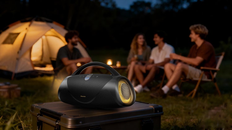 Set the vibe, light and sound