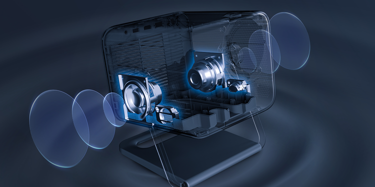 2.0 Channel Sound System with DTS Virtual:X