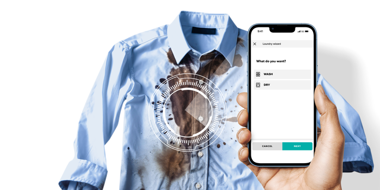 NEVER WORRY ABOUT STAINS