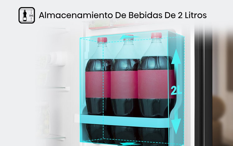 Almacenamiento de bebidas de 2 litros – HRBF125B