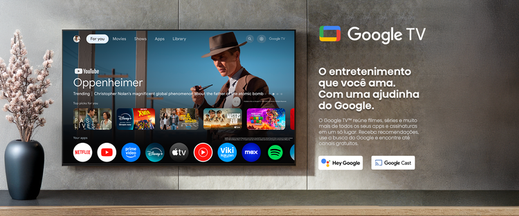 O entretenimento que você ama, com a ajuda do Google