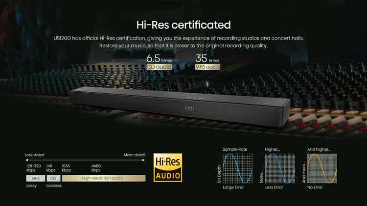Hisense U5120G 5.1.2CH Soundbar with Wireless Subwoofer