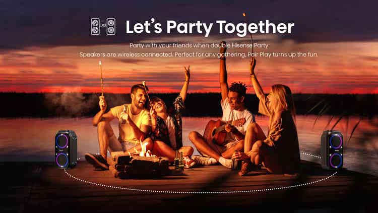 Hisense Party Rocket 160 Portable Speaker