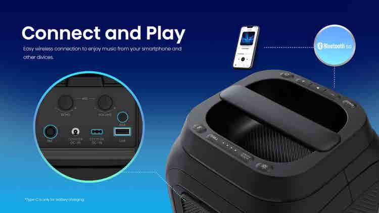 Hisense Party Rocket 160 Portable Speaker