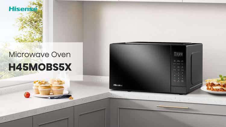 Hisense H45MOBS5X 45L Solo Black Microwave