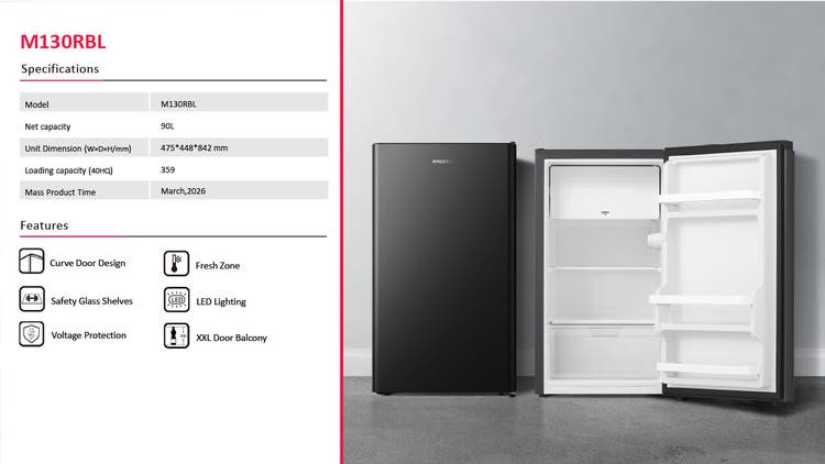 Mora M130RBL Bar Fridge