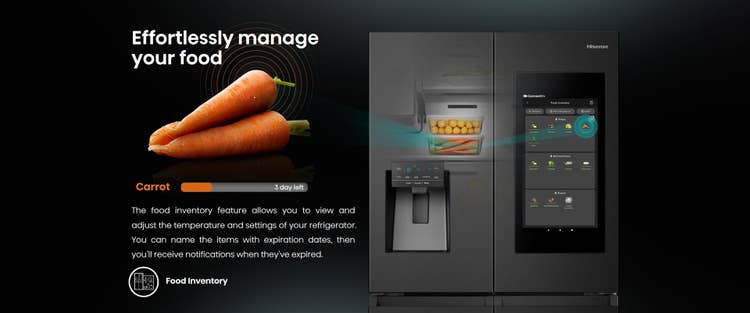 Hisense H750FSB-IDS (Multi-Door) Refrigerator