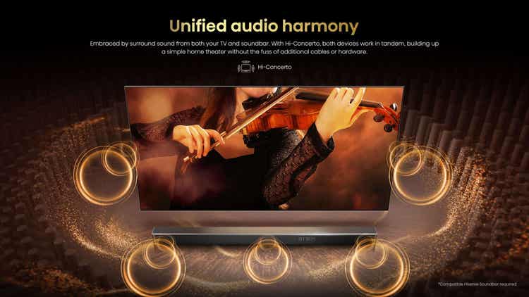 Hisense Real MiniLED 65U7Q PRO 65″ 165Hz 240HSR TV