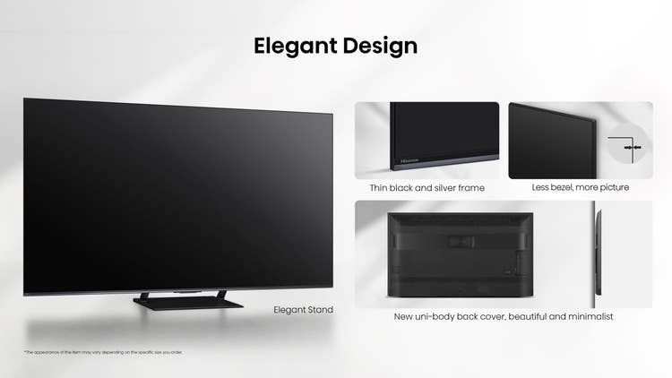 Hisense Real MiniLED 65U7Q PRO 65″ 165Hz 240HSR TV