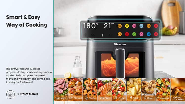 Hisense H06AFBS2S3 8L Air Fryer