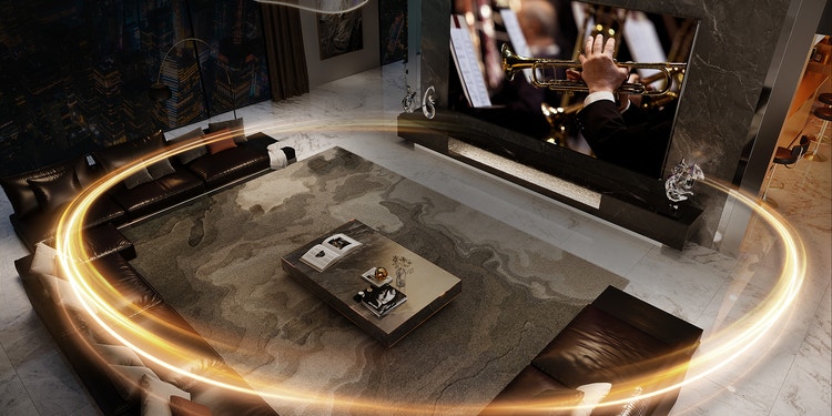 تناغم بين التلفزيون ومكبر الصوت لتجربة سمعية لا مثيل لها