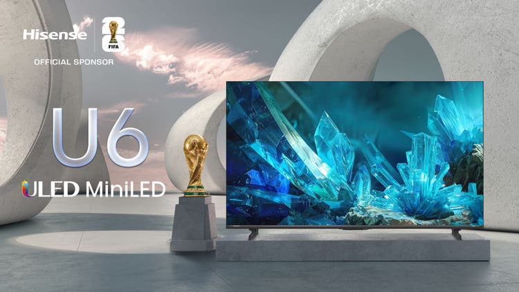 شاشة Hisense Real MiniLED 55U6S 55″ 60Hz 120HSR