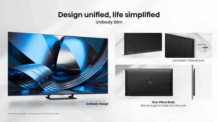 شاشة Hisense Real MiniLED 65U7S 65″ 144Hz 240HSR