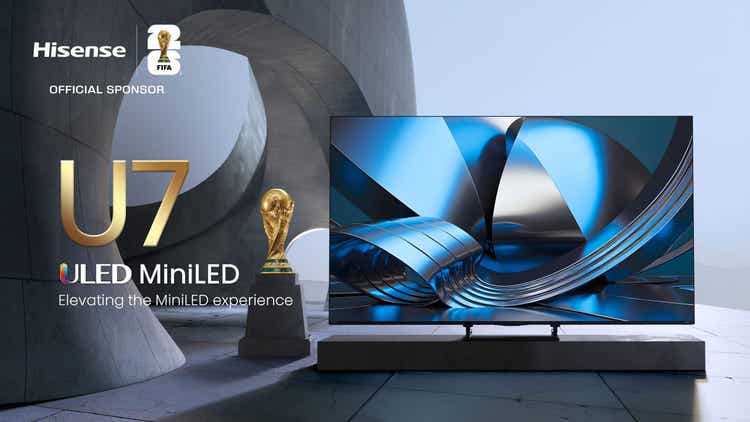 Hisense Real MiniLED 75U7S 75″ 144Hz 240HSR TV