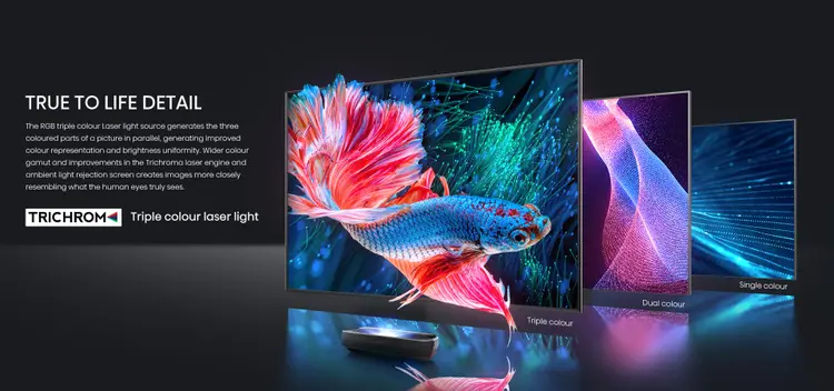 Hisense 305 cm (120 inches) 4K Ultra HD Smart Laser TV 120L9HE