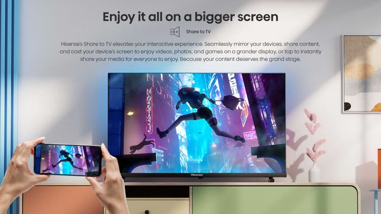 Hisense 80 cm (32 Inch) HD Smart TV 32A4N