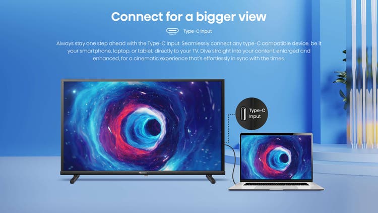 Hisense 80 cm (32 Inch) HD Smart TV 32A4N