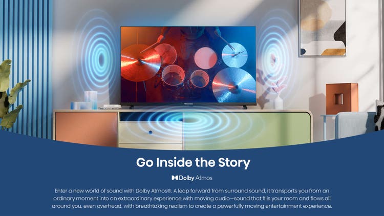 Hisense 80 cm (32 Inch) HD Smart TV 32A4N