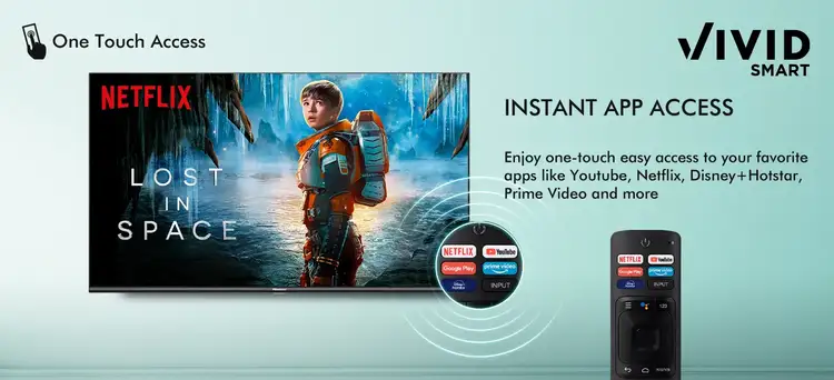 Hisense 108 cm (43 Inch) 4K Smart LED Ultra HD TV 43A6GE