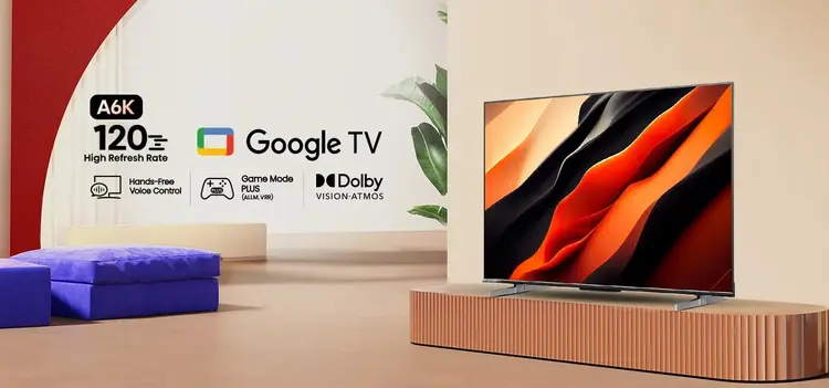 Hisense 108 cm (43 Inch) 4K Smart LED Ultra HD TV 43A6K