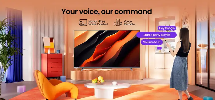 Hisense 108 cm (43 Inch) 4K Smart LED Ultra HD TV 43A6K