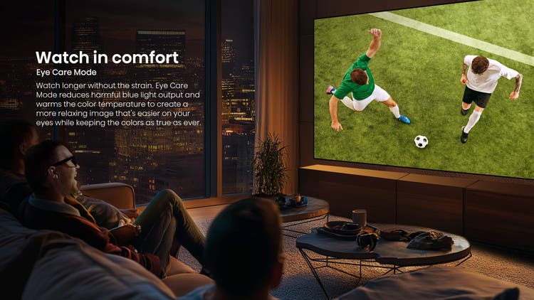 Hisense 139 cm (55 Inch) 4K Smart LED Ultra HD TV 55A6S