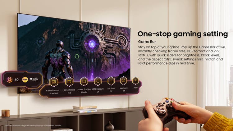 Hisense 139 cm (55 Inch) 4K Smart LED Ultra HD TV 55A6S
