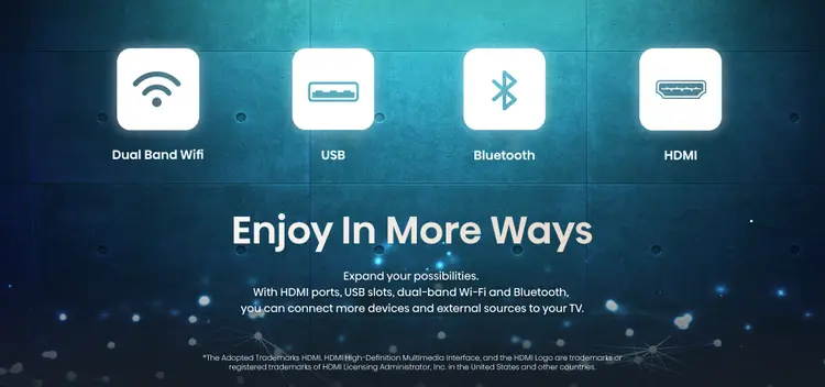 Hisense 139 cm (55 Inch) 4K Smart LED Ultra HD TV 55A7K