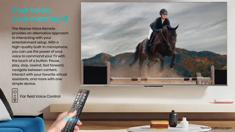 Hisense 108 cm (43 Inch) QLED Ultra HD (4K) Smart TV 43E68N