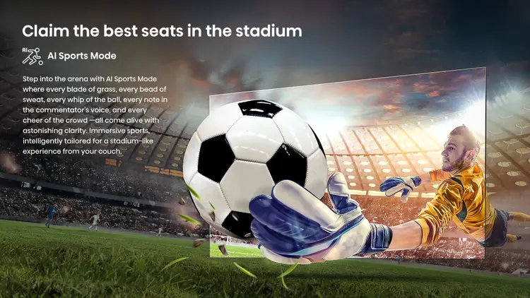 Hisense 108 cm (43 Inch) 4K Smart LED Ultra HD TV 43E6N