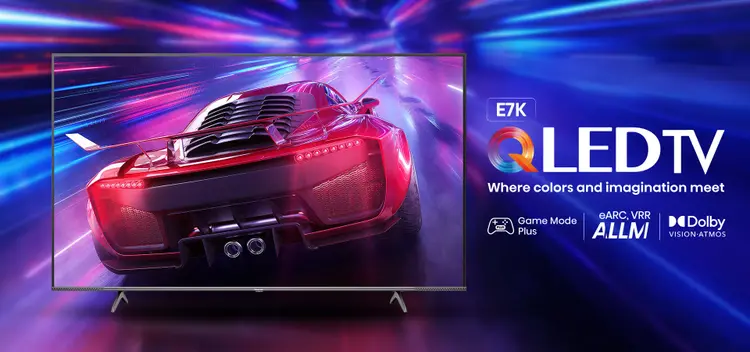 Hisense 108 cm (43 Inch) QLED Ultra HD (4K) Smart TV 43E7K