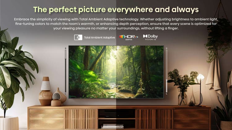 Hisense 139 cm (55 Inch) 4K Ultra HD Mini LED 55U7N