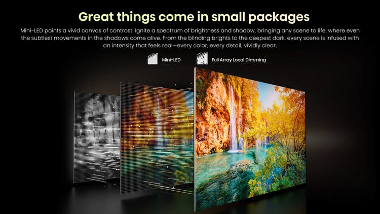 Hisense 139 cm (55 Inch) 4K Ultra HD Mini LED 55U7N
