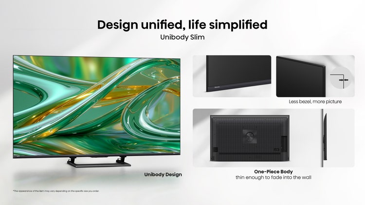 Hisense 139 cm (55 Inch) 4K Ultra HD Mini LED 55U7SE