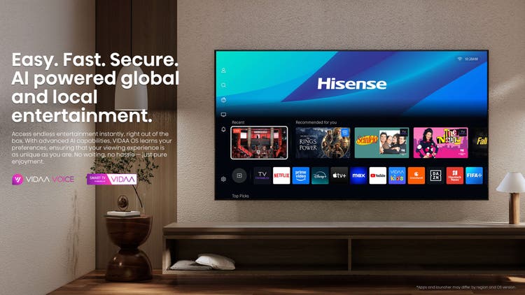 Hisense 254 cm (100 Inch) 4K Ultra HD RGB Mini LED 100UX