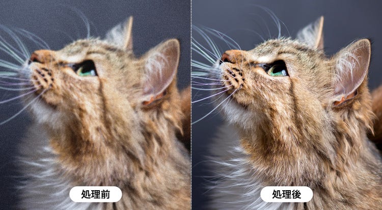 地デジやBSデジタル放送のノイズを低減