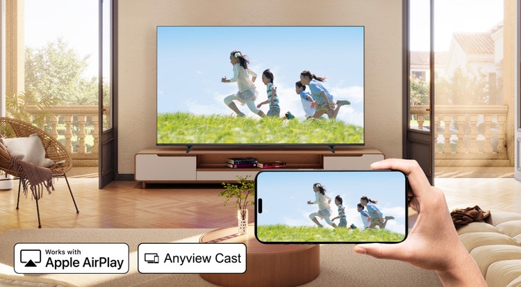 スマホの画面をテレビにシェア