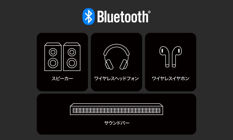 Bluetooth®︎対応