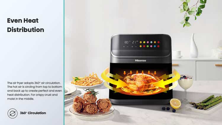 Hisense H06AFBS2S3 8L Air Fryer