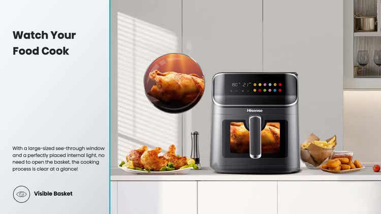 Hisense H06AFBS2S3 8L Air Fryer