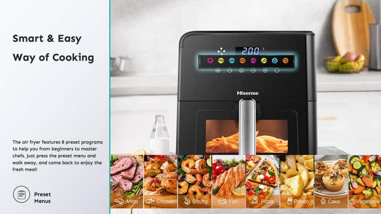 Hisense H09AFBKS4S 8L Air Fryer