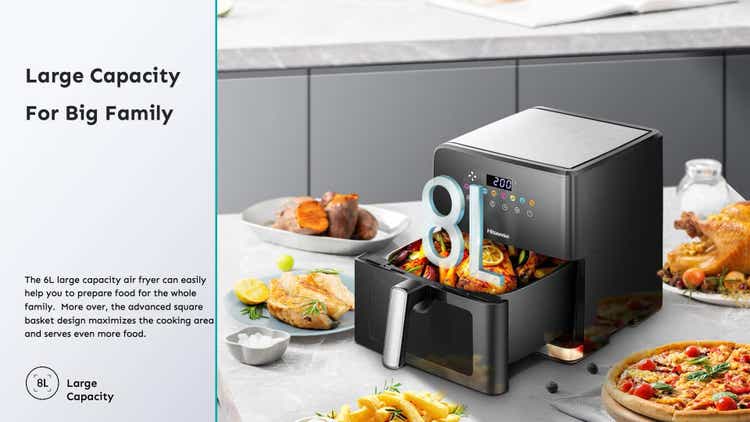 Hisense H09AFBKS4S 8L Air Fryer