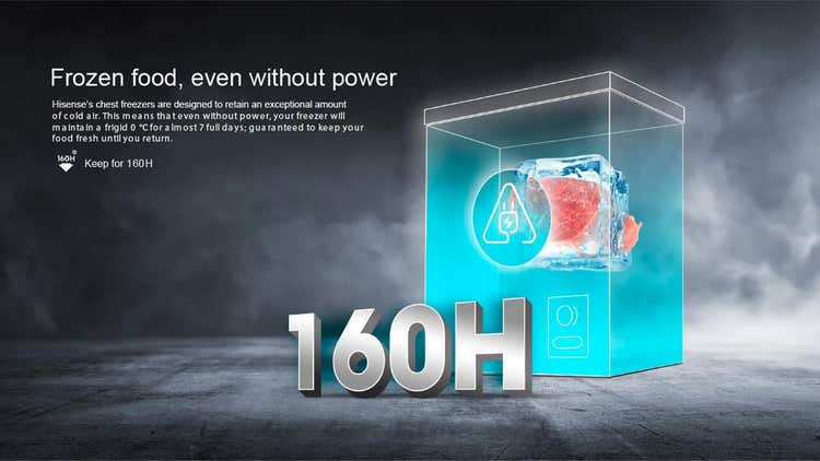 Hisense H399CFS 297L Chest Freezer