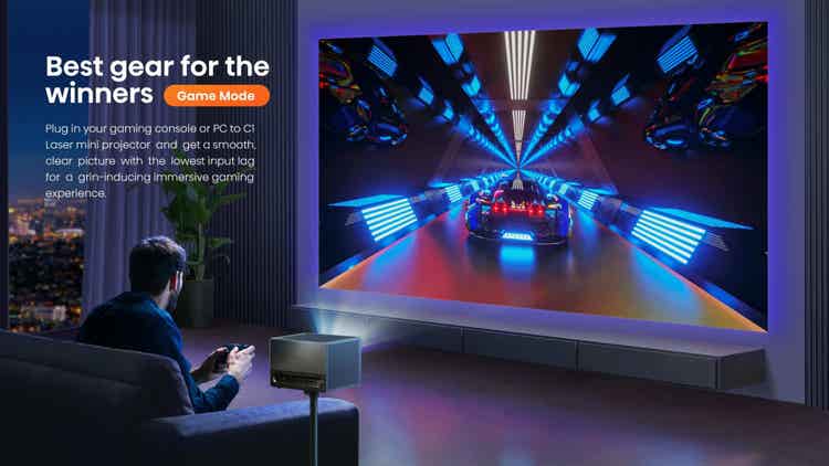 Hisense C1 65”-300” 4K Laser Mini Projector