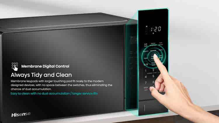 Hisense H45MOBS5X 45L Solo Black Microwave