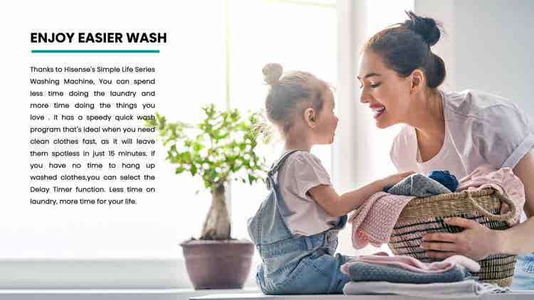 Hisense WFVC6010T 6kg Front Loader Washing Machine