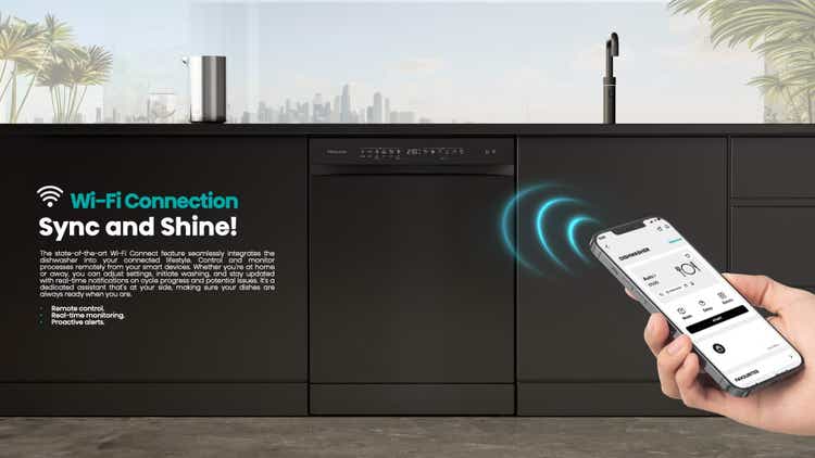 Hisense H15DWBF Lave-vaisselle Premium Noir 15 Couverts