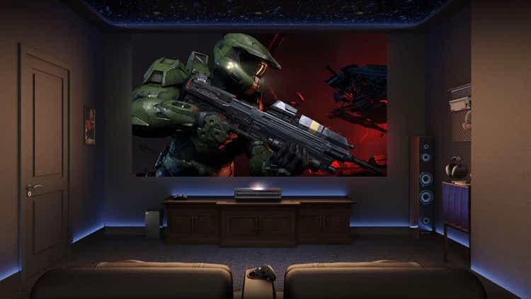 Hisense PX3 80”-150″ Cinéma Laser 4K TriChroma