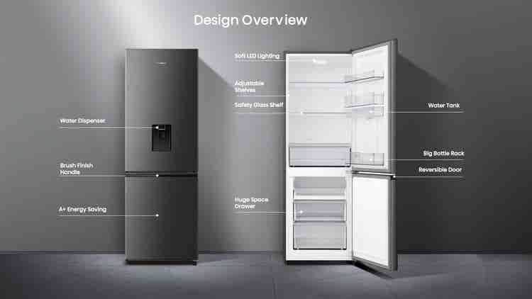 Réfrigérateur Hisense H425BIT-WD à congélateur inférieur