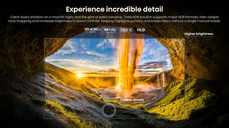 Hisense Real MiniLED 55E8S 55″ 144Hz 240HSR TV